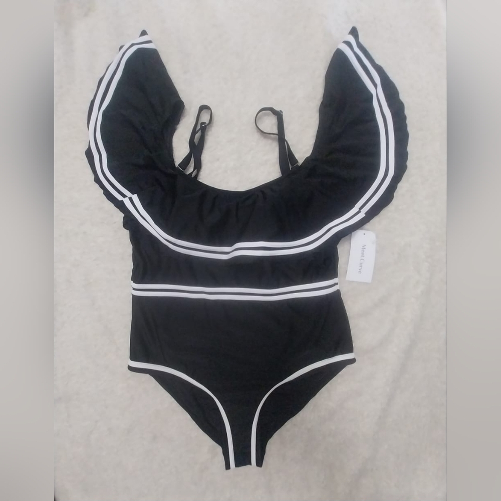 Women's one-piece swimsuit, plus size swimsuit with tummy control NEW - Picture 11 of 14